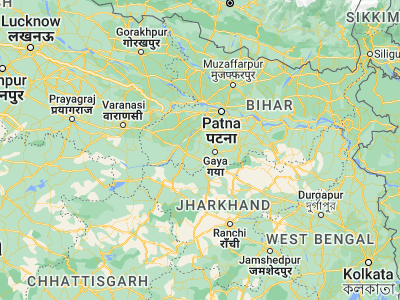 Map showing location of Rafiganj (24.81705, 84.63324)