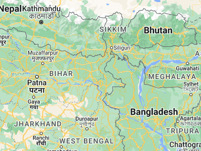 Map showing location of Raghunāthpur (25.6448, 87.91726)