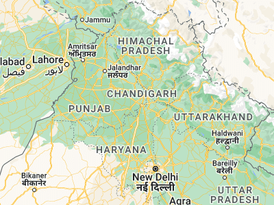 Map showing location of Rājpura (30.47276, 76.58671)