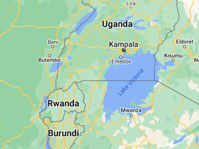 Map showing location of Rakai (-0.72, 31.48389)