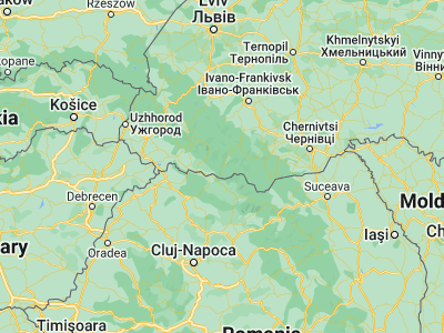 Map showing location of Rakhiv (48.0526, 24.20089)