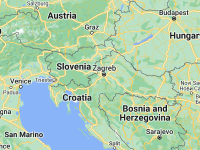 Map showing location of Rakitje (45.79389, 15.82222)