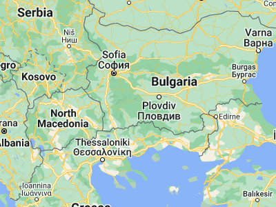 Map showing location of Rakitovo (41.98333, 24.08333)