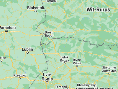 Map showing location of Rakiv Lis (51.62174, 24.92427)