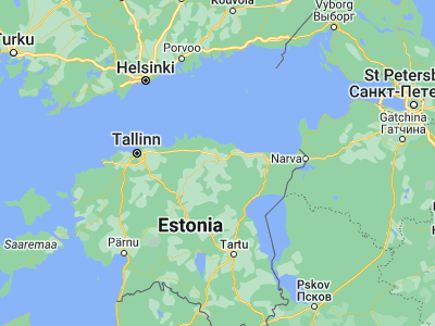 Map showing location of Rakvere (59.34639, 26.35583)