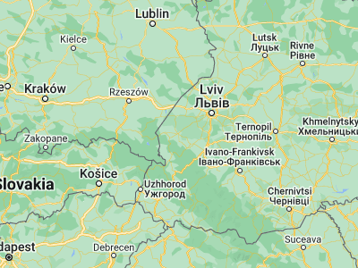 Map showing location of Ralevka (49.50053, 23.24058)