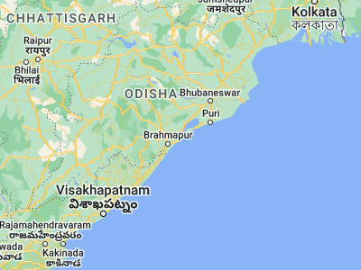 Map showing location of Rambha (19.51667, 85.1)