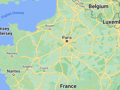 Map showing location of Rambouillet (48.65, 1.83333)
