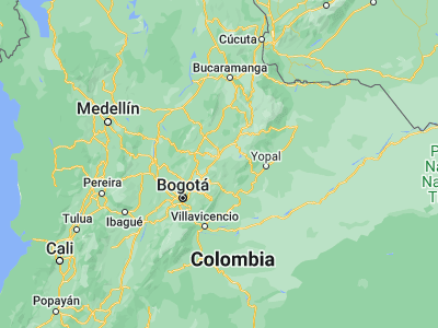 Map showing location of Ramiriquí (5.4002, -73.33544)