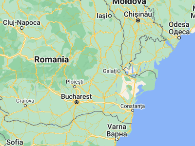 Map showing location of Râmnicu Sărat (45.38333, 27.05)