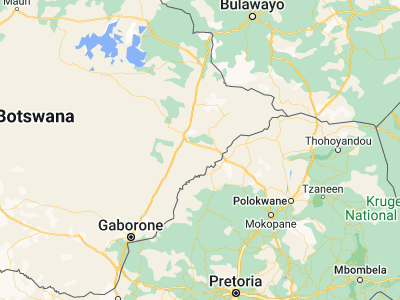 Map showing location of Ramokgonami (-22.8645, 27.42391)