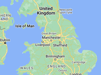 Map showing location of Ramsbottom (53.64789, -2.31683)