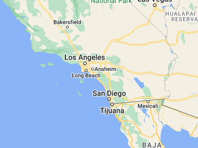 Map showing location of Rancho Santa Margarita (33.64086, -117.6031)