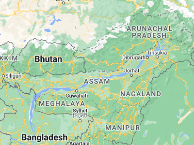 Map showing location of Rangāpāra (26.83772, 92.66876)