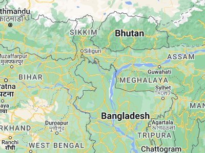 Map showing location of Rangpur (25.75, 89.25)
