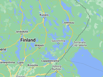 Map showing location of Rantasalmi (62.06667, 28.3)