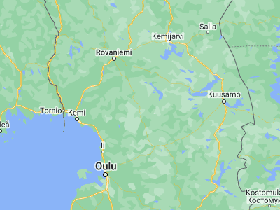 Map showing location of Ranua (65.91667, 26.53333)