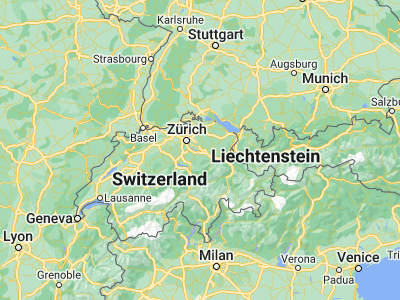 Map showing location of Rapperswil (47.22557, 8.82228)