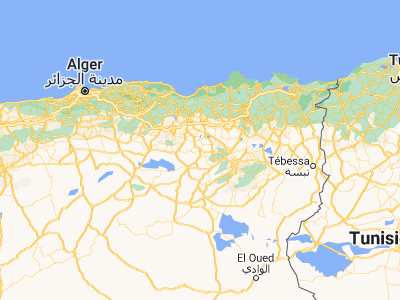 Map showing location of Râs el Aïoun (35.67384, 5.6453)