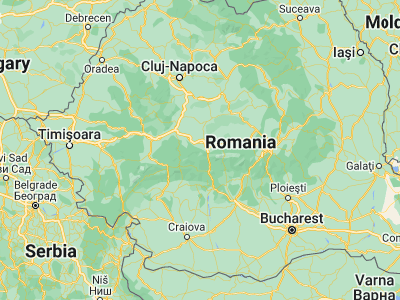 Map showing location of Răşinari (45.7, 24.06667)