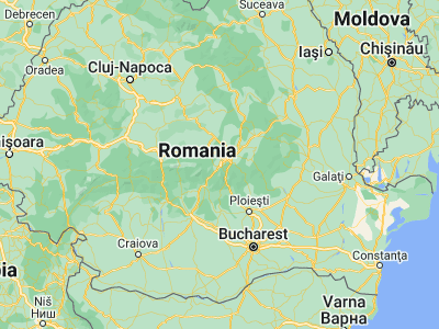 Map showing location of Râşnov (45.58333, 25.45)