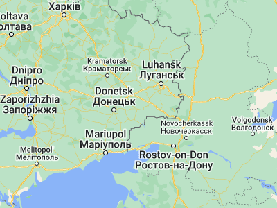 Map showing location of Rassypnoye (48.14966, 38.57618)