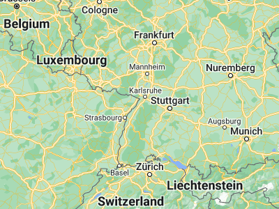 Map showing location of Rastatt (48.85851, 8.20964)