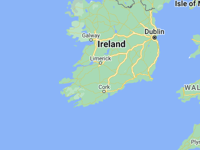 Map showing location of Ráth Luirc (52.35, -8.68333)