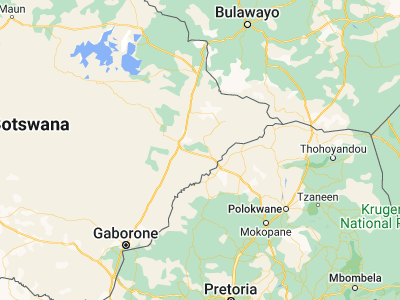 Map showing location of Ratholo (-22.72454, 27.57199)