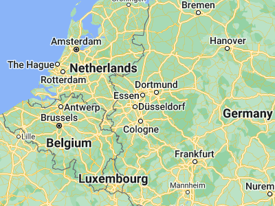 Map showing location of Ratingen (51.29724, 6.84929)