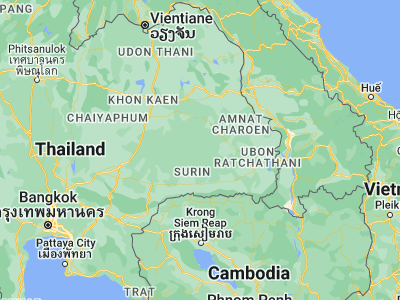 Map showing location of Rattanaburi (15.31788, 103.84859)