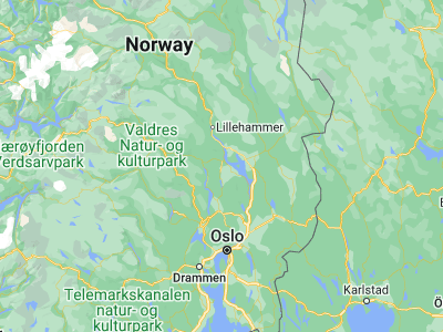 Map showing location of Raufoss (60.72638, 10.61718)