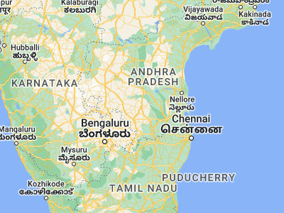 Map showing location of Rāyachoti (14.05, 78.75)
