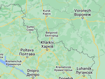 Map showing location of Razumnoye (50.53439, 36.68462)