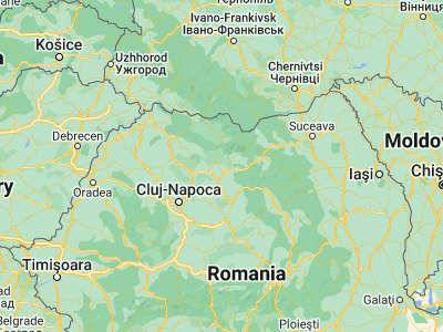 Map showing location of Rebrişoara (47.28333, 24.45)