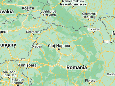 Map showing location of Recea Cristur (47.06667, 23.53333)