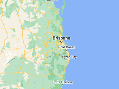 Map showing location of Redbank Plains (-27.64613, 152.85965)