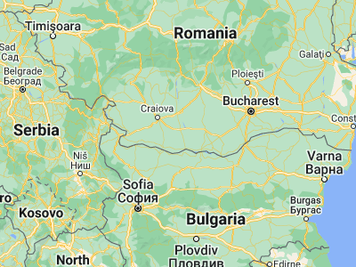 Map showing location of Redea (44.05, 24.3)