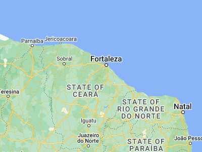 Map showing location of Redenção (-4.22583, -38.73056)