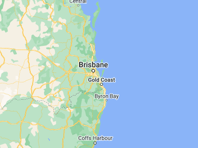 Map showing location of Redland Bay (-27.61343, 153.30245)