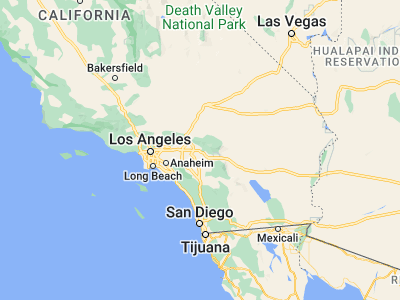 Map showing location of Redlands (34.05557, -117.18254)