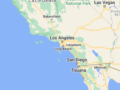 Map showing location of Redondo Beach (33.84918, -118.38841)