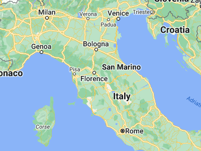 Map showing location of Reggello (43.68015, 11.52933)