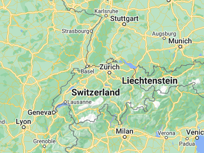 Map showing location of Reinach (47.25944, 8.18845)