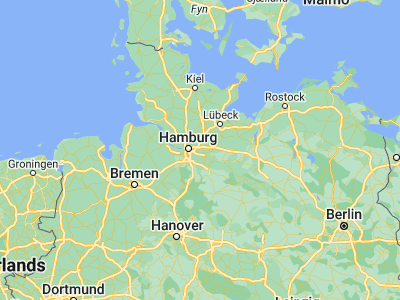 Map showing location of Reinbek (53.51703, 10.2488)