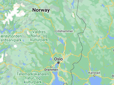 Map showing location of Reinsvoll (60.68333, 10.61667)