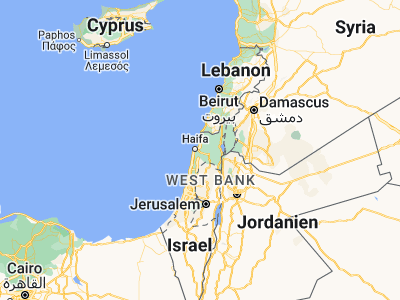 Map showing location of Rekhasim (32.74907, 35.09901)