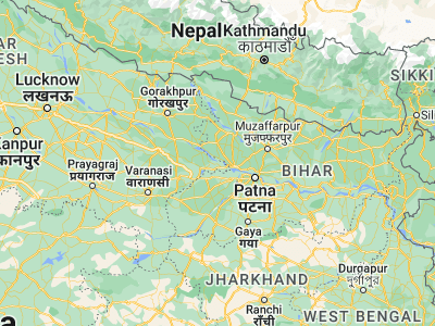 Map showing location of Reoti (25.85017, 84.37794)