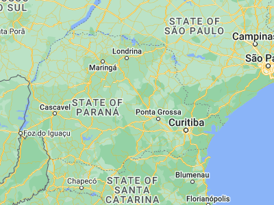 Map showing location of Reserva (-24.65028, -50.85056)