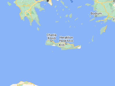 Map showing location of Réthymno (35.36472, 24.47139)